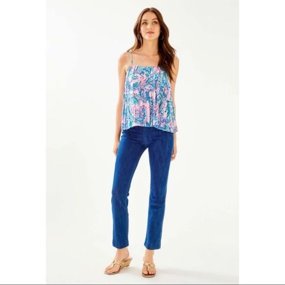 Lilly Pulitzer Tops - Lilly Pulitzer Pleated Tank